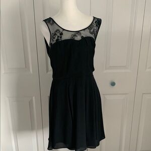 Express Black Midi Dress